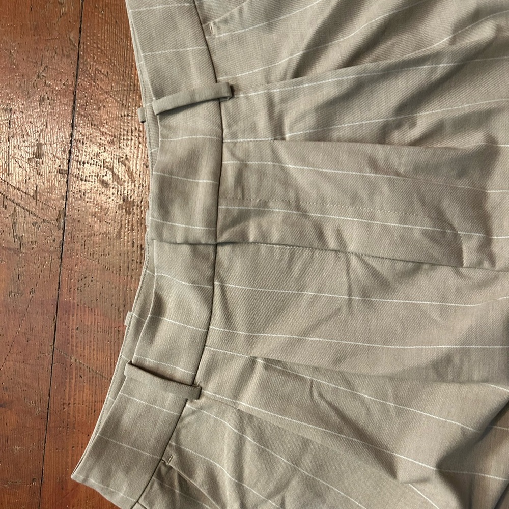 Simons Gray Pinstripe Trousers
